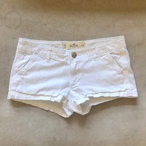 Hollister White Shorts